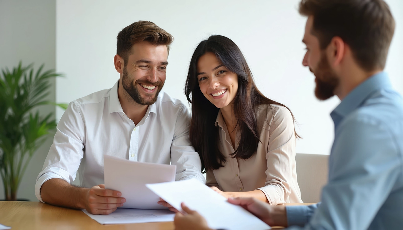 Bankruptcy lawyer discussing Chapter 7 and Chapter 13 financial solutions with clients